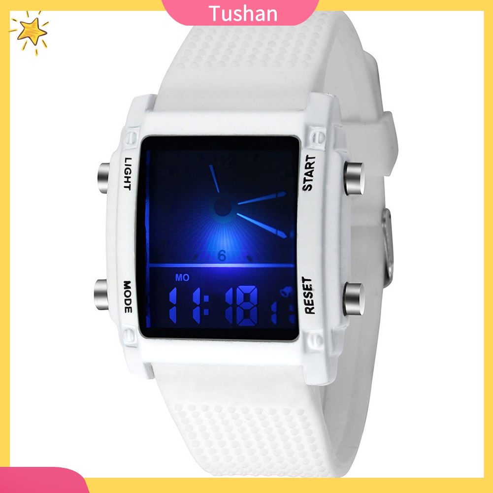 Đồng hồ đeo tay thể thao có màn hình hiển thị LED thời trang dành cho nam