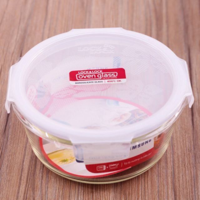 Hộp thủy tinh Lock&Lock tròn 650ml LLG831