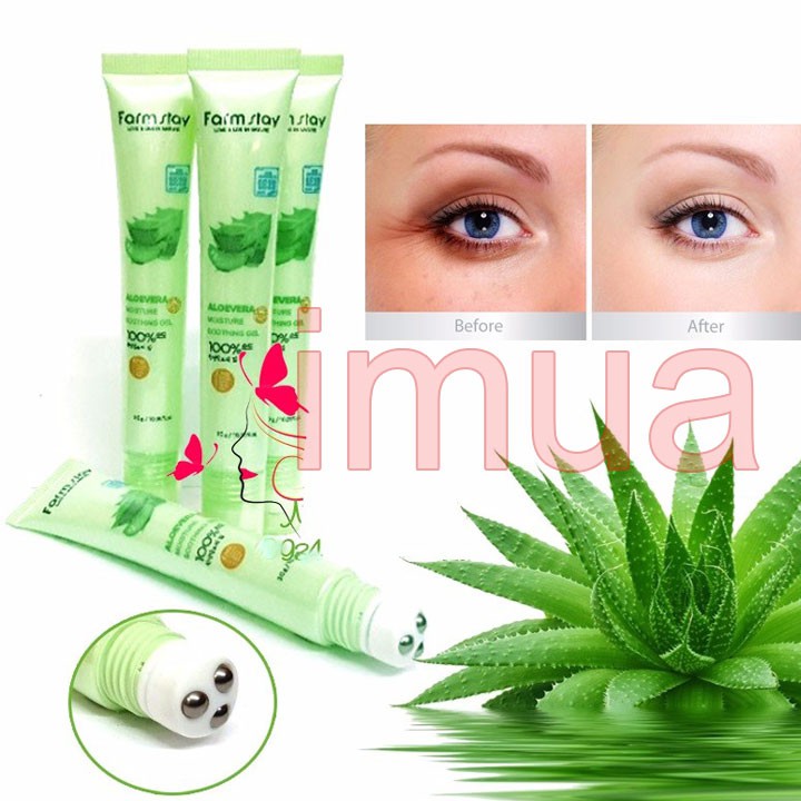 Thanh lăn giảm thâm quầng mắt Nha đam lô hội Aloe vera