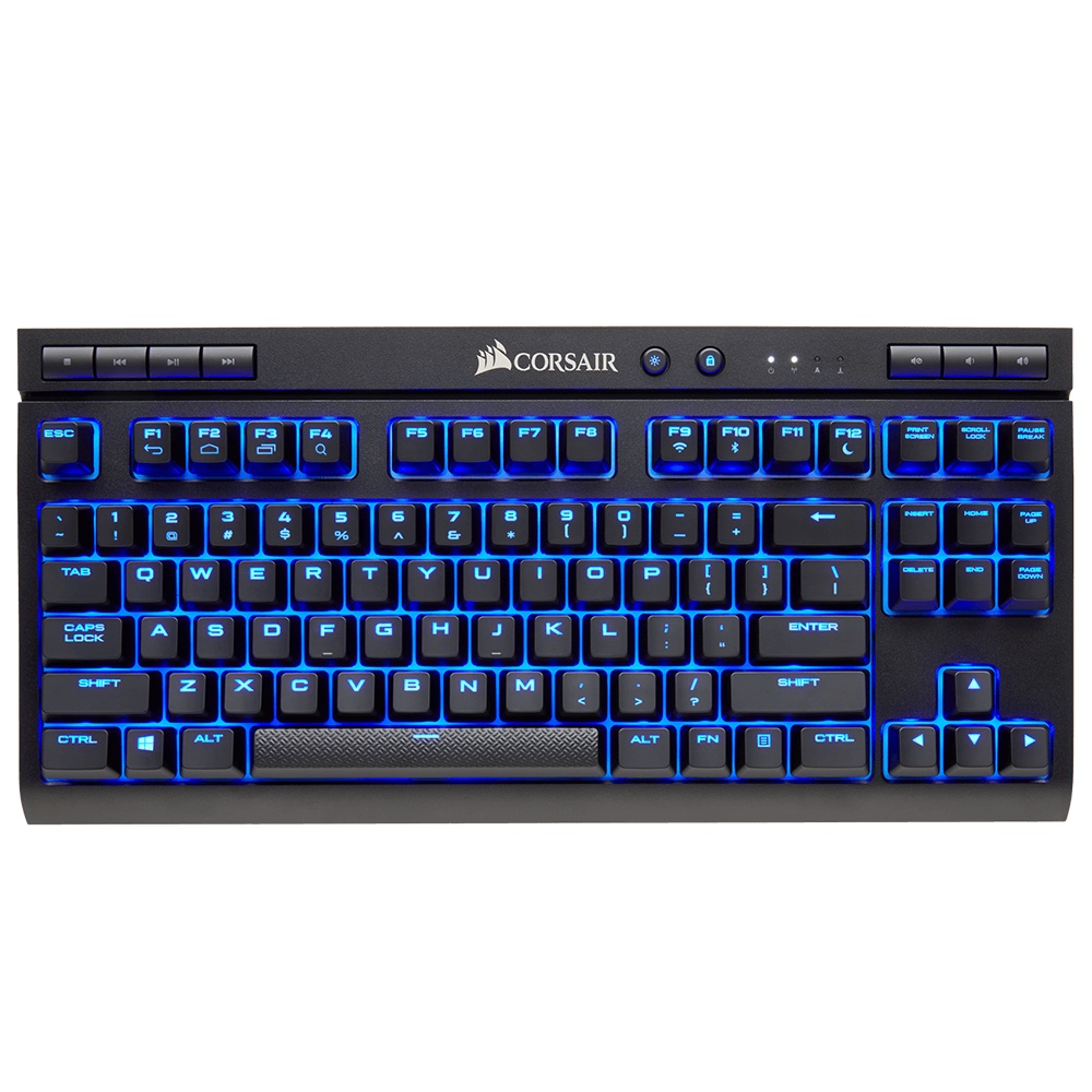 Bàn Phím Cơ Máy Tính Chơi Game Không Dây - Corsair K63 Wireless Blue LED - Hàng Chính Hãng
