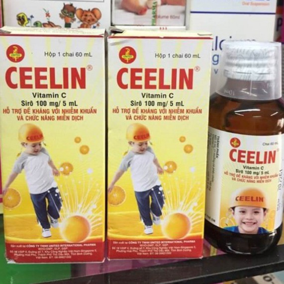 CEELIN - VITAMIN C HỖ TRỢ TĂNG SỨC ĐỀ KHÁNG CHO TRẺ