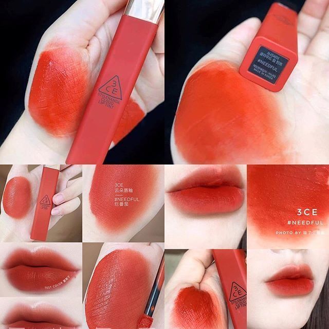 Son kem 3CE Cloud Lip Tint Needful- đỏ cam gạch