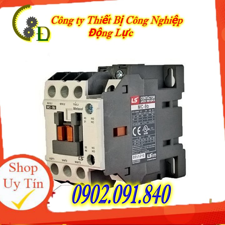 Contactor LS 3 Pha, Khởi động từ LS MC-9b AC220V/AC380V. Công tắc tơ.Cam kết hoàn tiền đổi trả nếu có bất cứ sai sót gì