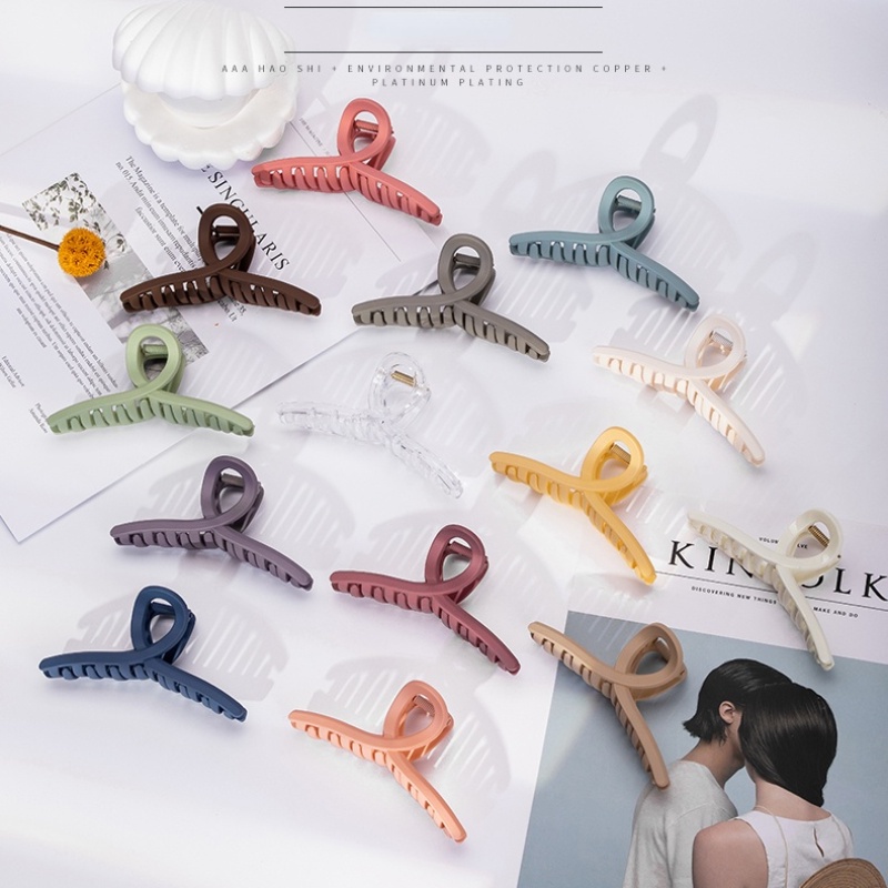 Kẹp tóc Acrylic lớn ngọt ngào ngọt ngào thời trang Hàn Quốc