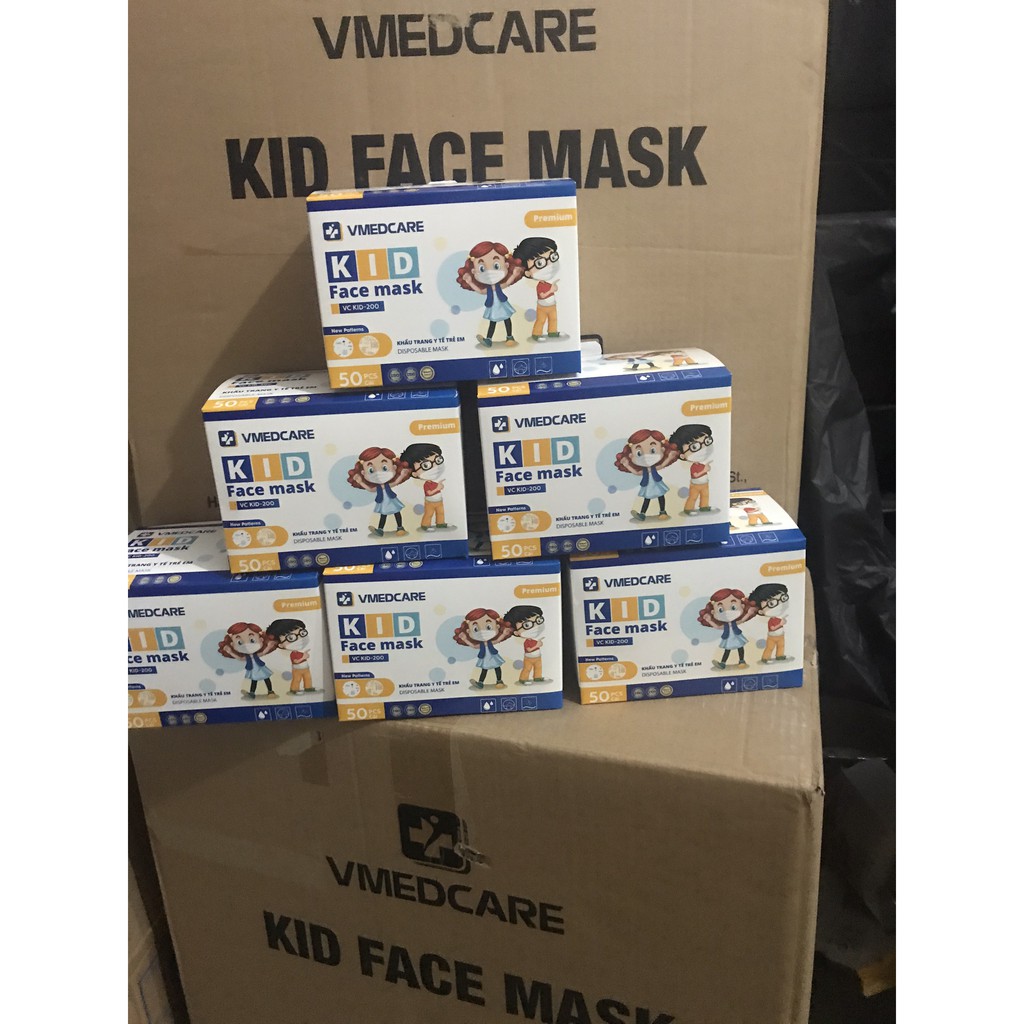 Khẩu Trang Trẻ Em Kháng Khuẩn. hộp 50 chiếc [Sãn Hàng] | BigBuy360 - bigbuy360.vn