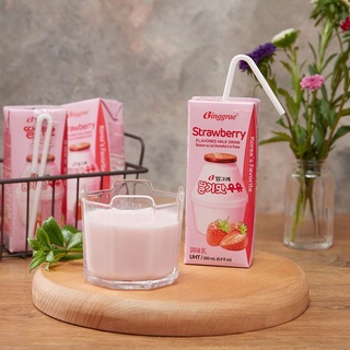 Sữa chuối Hàn Quốc, sữa tươi trái cây Binggrae 200ml nhiều vị