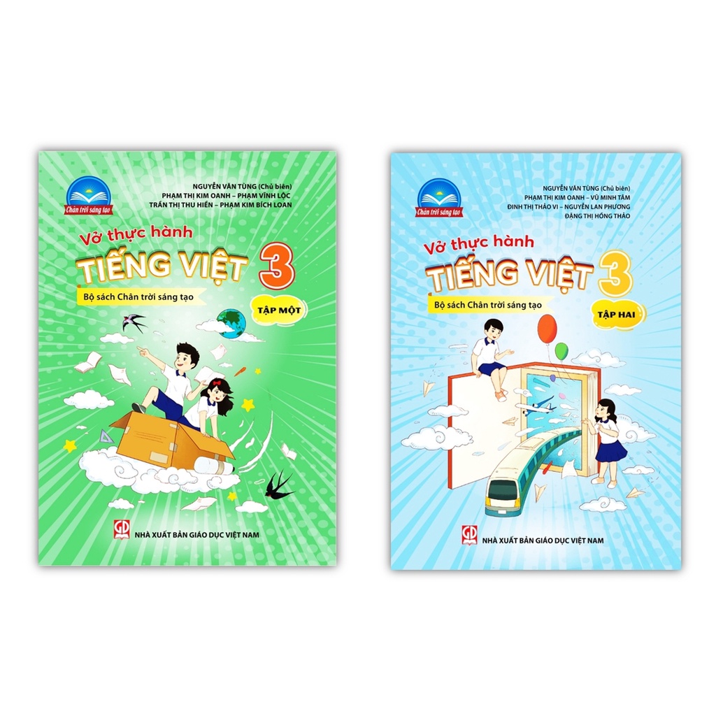Sách - Combo Vở thực hành Tiếng Việt 3 - tập 1 + 2 (Bộ sách Chân trời sáng tạo)