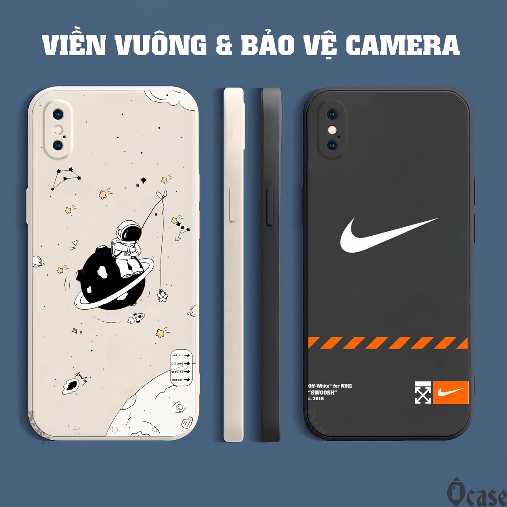 Ốp lưng iPhone 6/ 6s/ 6 plus/ 6s plus/ 7 plus/ 8 plus / X/ XR/ Xsmax in hình Nasa vũ trụ cạnh viền vuông