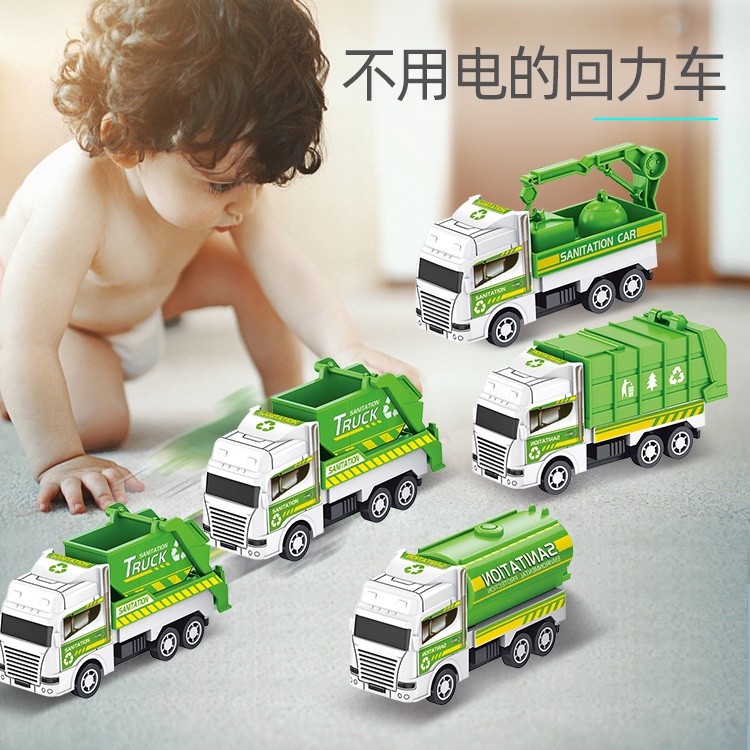 1 Xe Tải Đồ Chơi mini Dạng Kéo Lưng Cho Trẻ Em