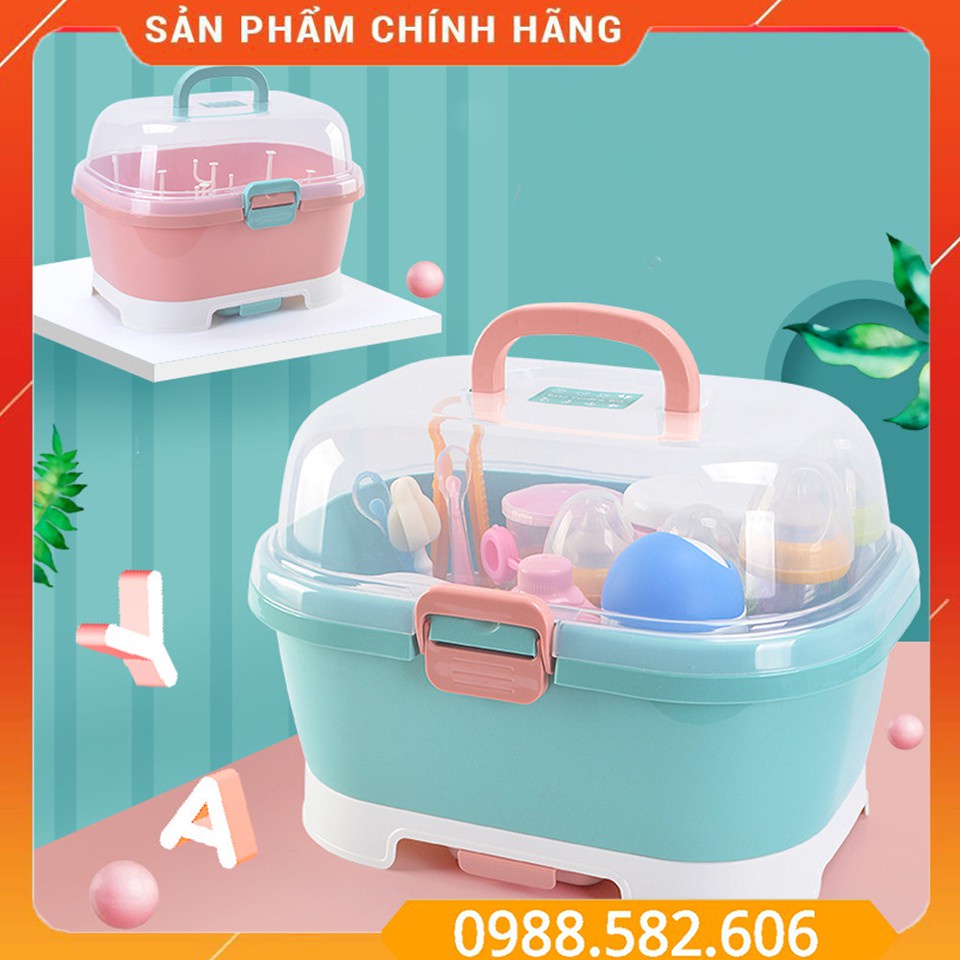 Bộ Khay Úp Bình Sữa Jupin Có Nắp Đậy Cao Cấp Chắc Chắn