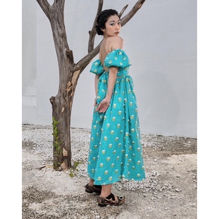 namae - 70% OFF đầm Maay 01 - Turquoise (đầm babydoll maxi)