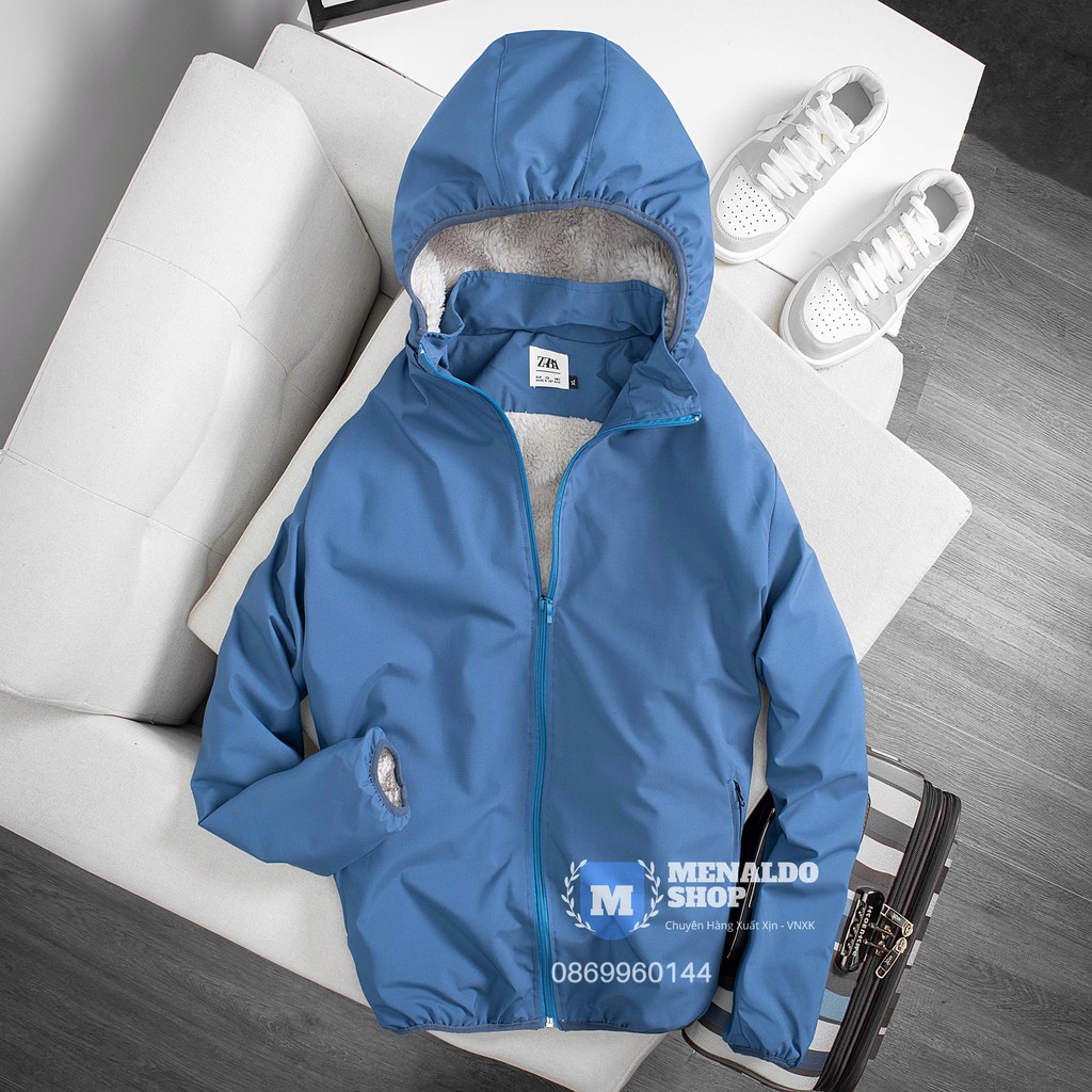 Áo Khoác Gió Lót Lông Cừu Cực Ấm - Vải Format Hàng VNXK | BigBuy360 - bigbuy360.vn