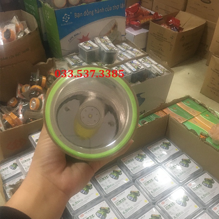 Đèn đeo đầu G8 332, đèn pin led đội đầu chiếu sáng mạnh dung lượng pin lớn