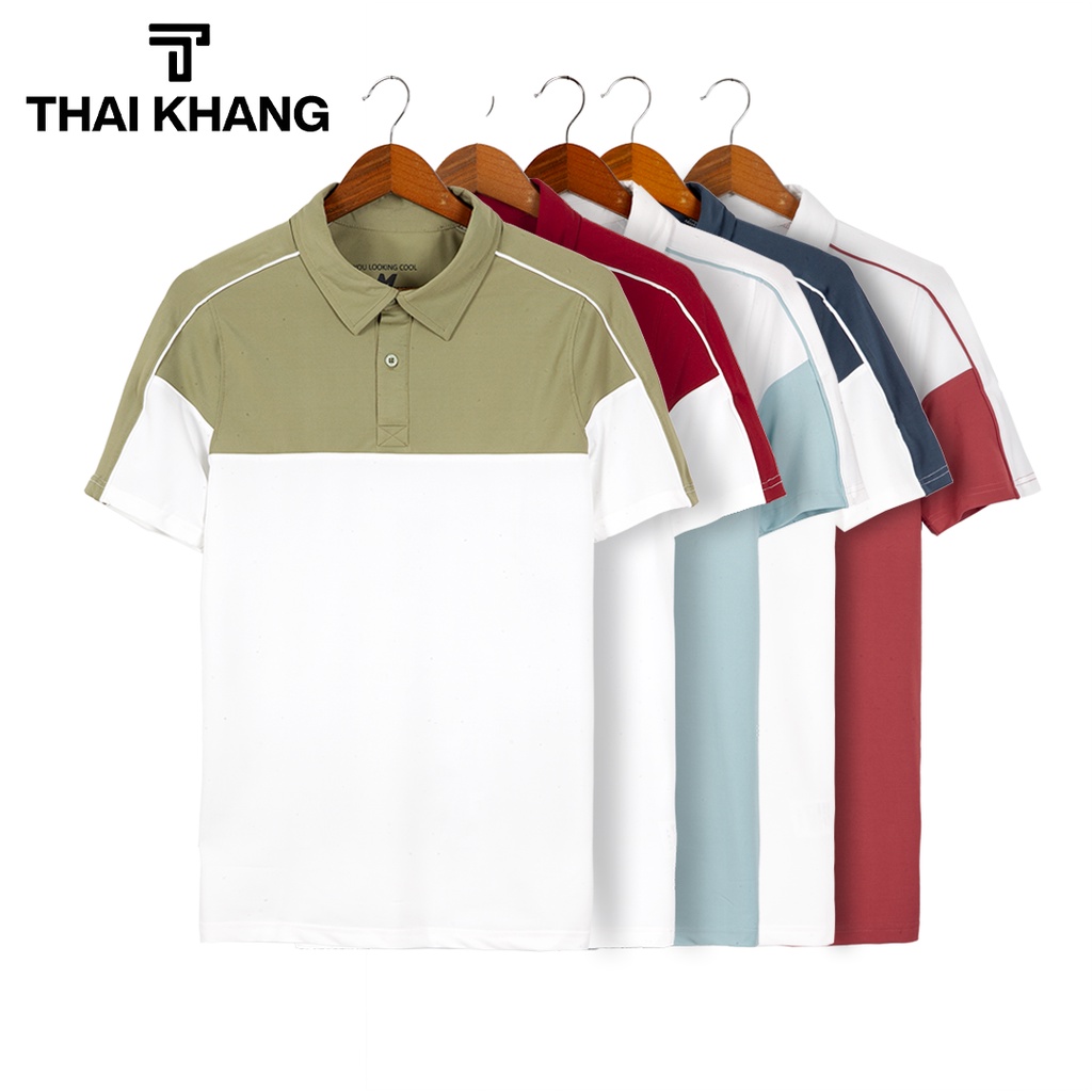 Áo thun nam trung niên THÁI KHANG vải Coolmax siêu mát co dãn 4 chiều APOLO36
