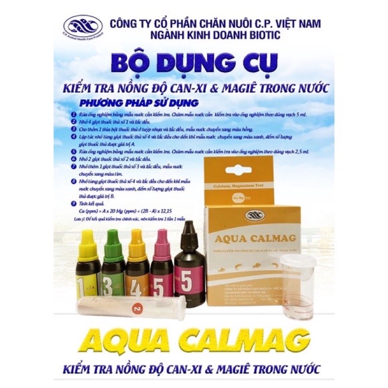 Test canxi, magie CP mẫu mới nhất, đo Canxi, Mg Cp