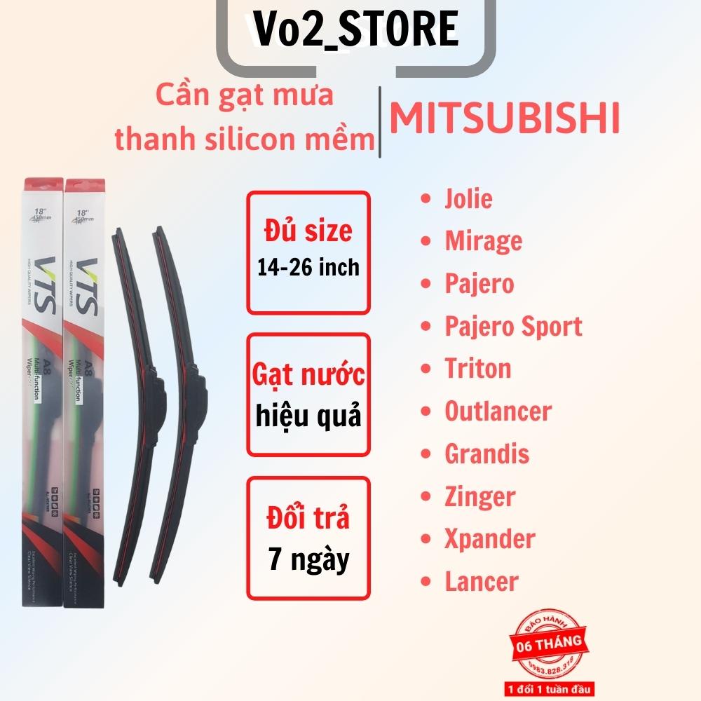 Cầngạt nước mưa ô tô Nano mềm cao cấp dành cho PAJERO: Và Các Dòng Xe Khác Hãng Mitsubishi - vo2_store