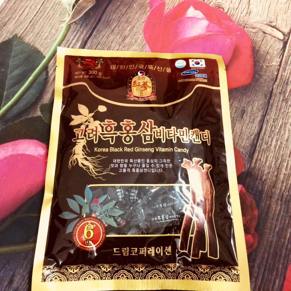 KẸO HẮC SÂM THƯỢNG HẠNG GÓI 300G