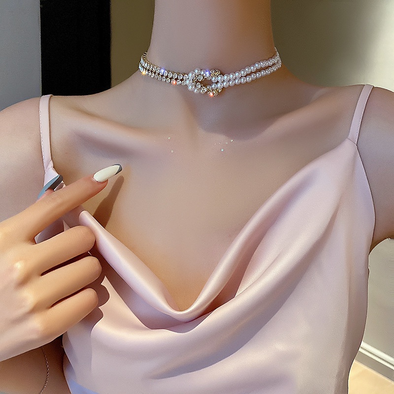 [K Đẹp Vì Quá Đẹp] Dây Chuyền Vòng Cổ Đính Đá Siêu Sang Chảnh Đi Tiệc Đám Cưới Sinh Nhật Mainia Shop