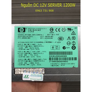 Nguồn DC 12V SERVER 1200W bản gốc