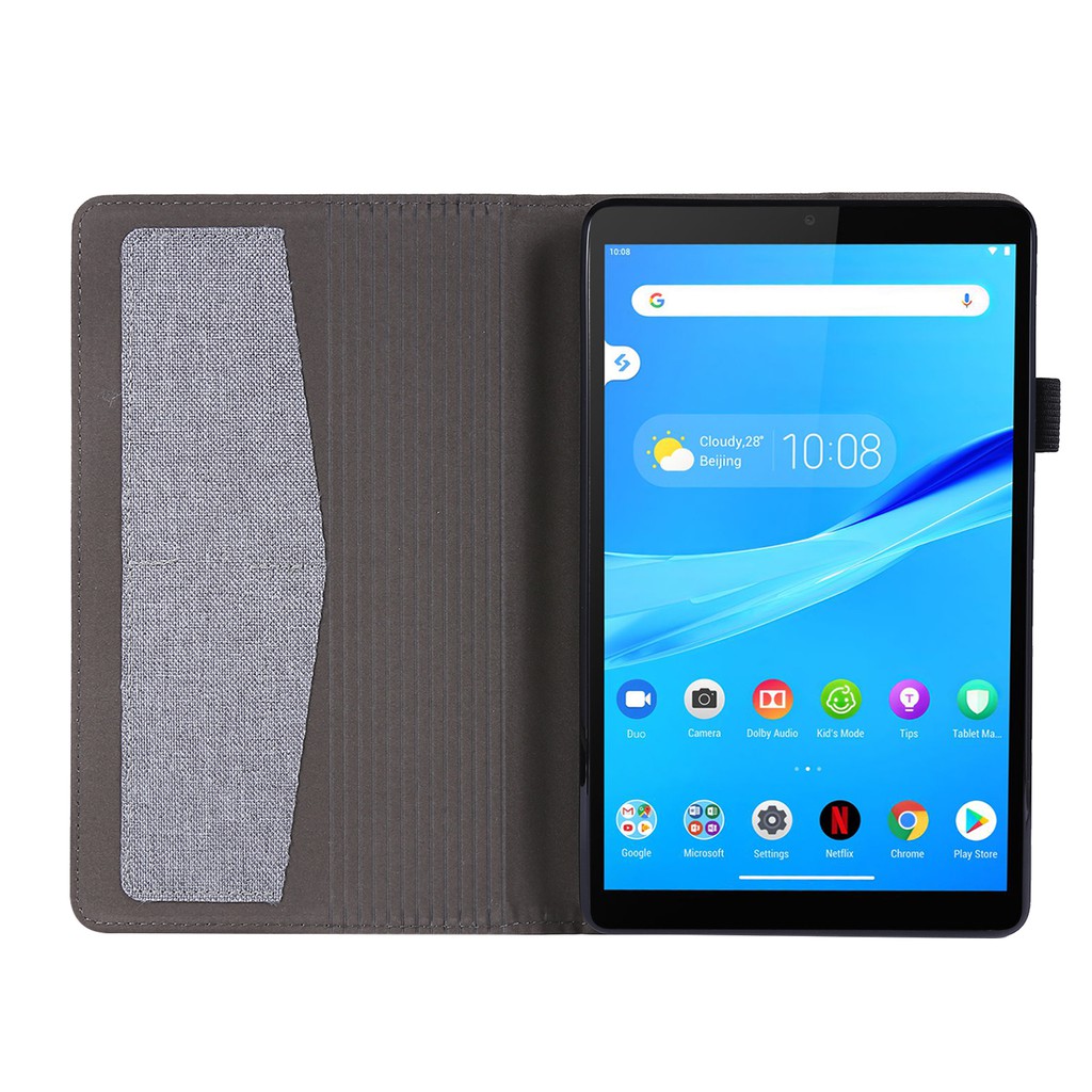 Bao da máy tính bảng có khe để thẻ cho Lenovo Tab M8 TB-8505F TB-8505X TB-8506F TB-8506X 8"