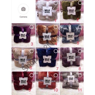 Chăn Lông Thỏ MUJI mềm mượt