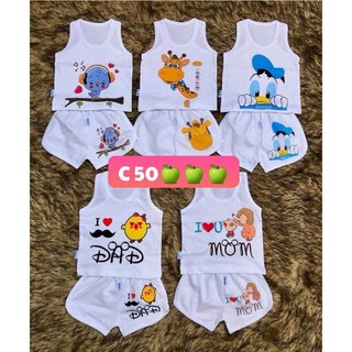 Set 5 bộ quần áo  SÁT NÁCH- cho bé