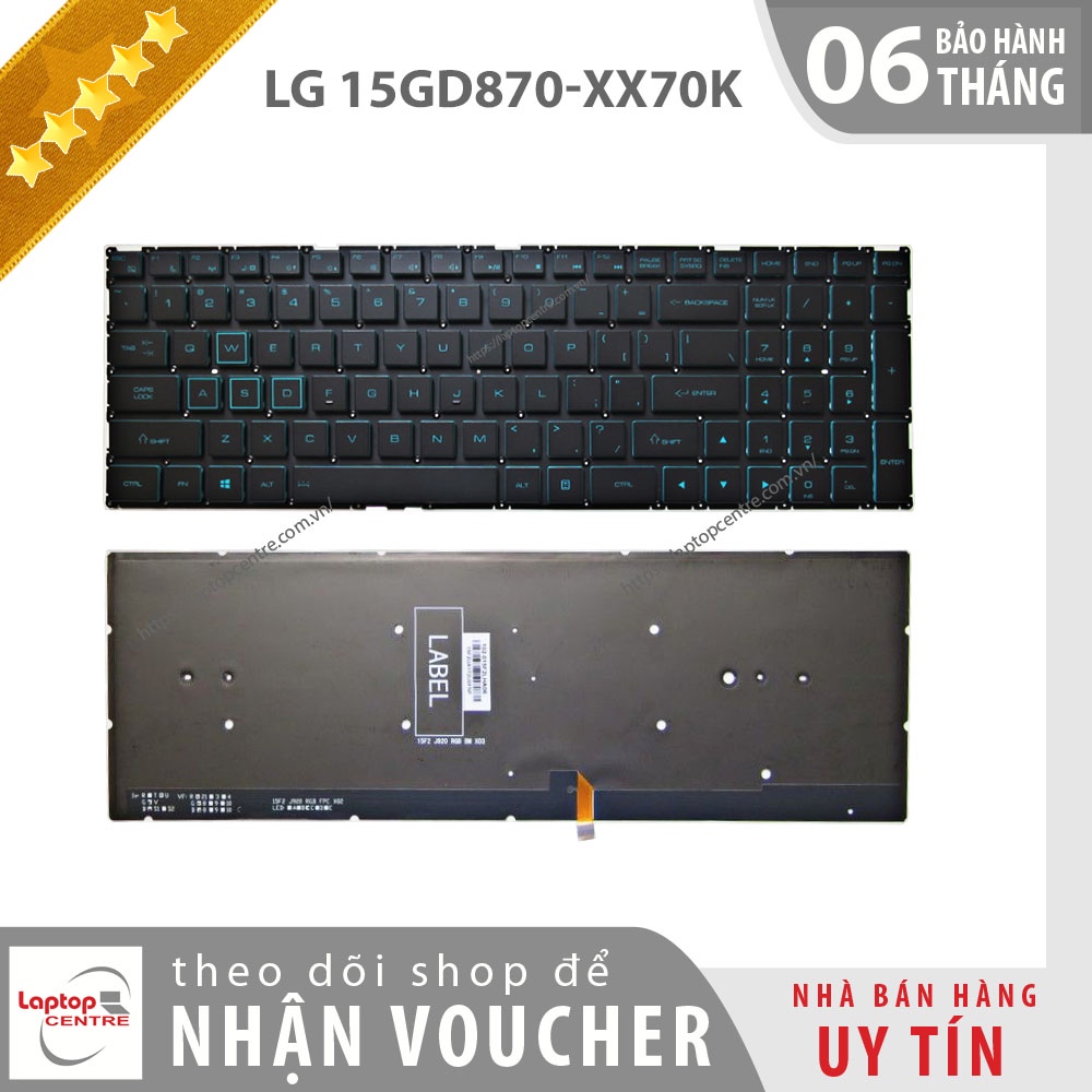 Bàn phím Laptop LG 15GD870-XX70K [Laptopcentre]
