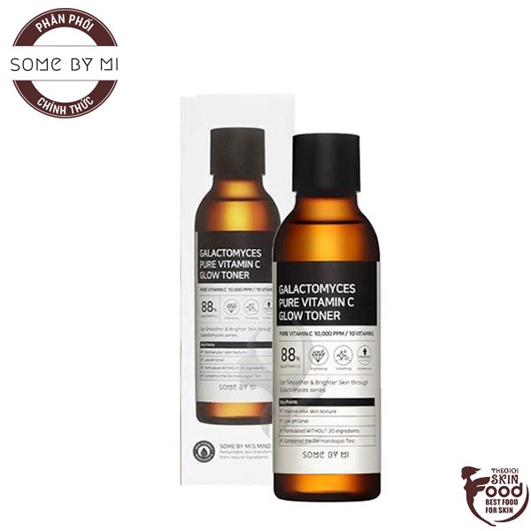 Nước Hoa Hồng Dưỡng Trắng, Some By Mi Galactomyces Pure Vitamin C Glow Toner 200ml