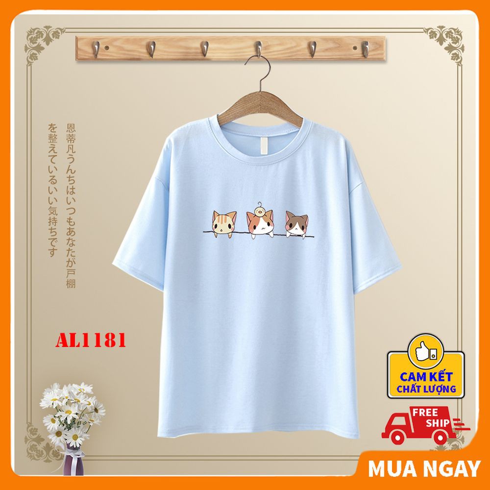 Áo thun tay lỡ nam nữ form rộng unisex Teen cá tính dễ thương ❤️KINGSPORT❤️ Áo tay lỡ nam nữ Basic cao cấp giá rẻ