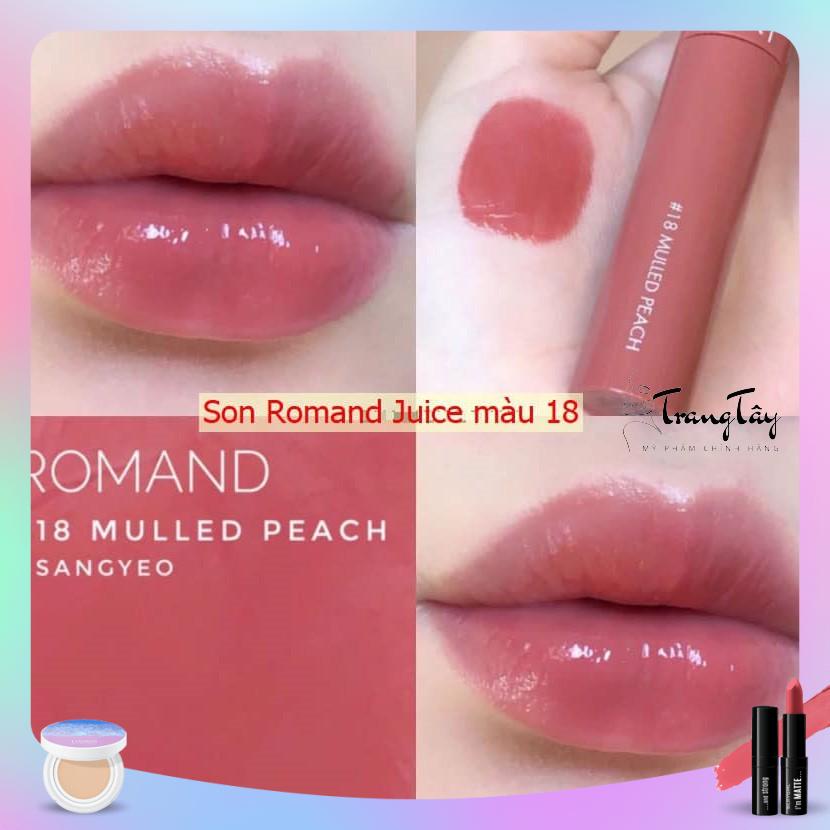 Son romand juicy lasting tint màu 18