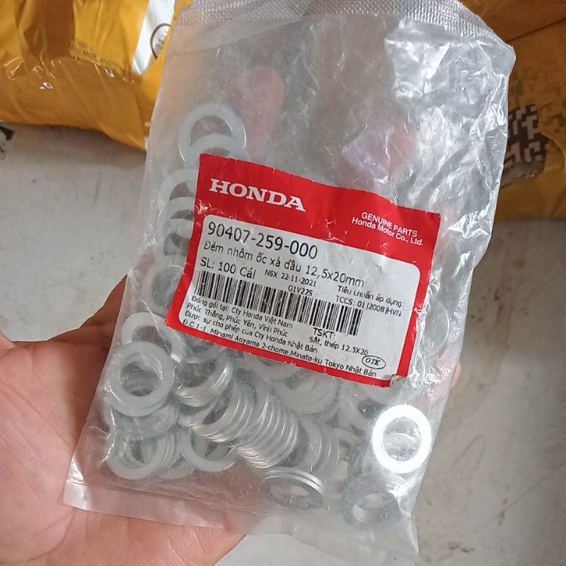 Long đền - đệm nhôm ốc nhớt Honda