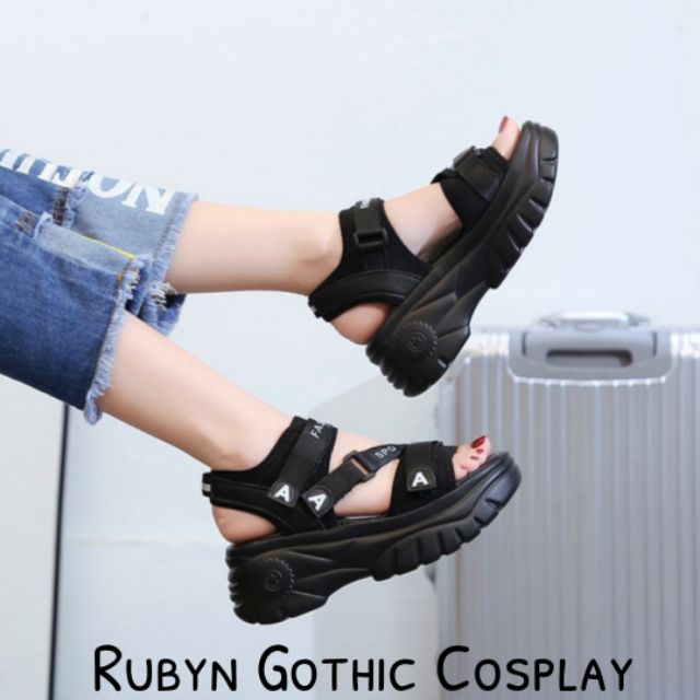 [NEW] 🔥 Giày Sandal Độn Đế 6cm ( Size 35 - 40 )  (Tài khoản Shopee duy nhất: gothic.cosplay )