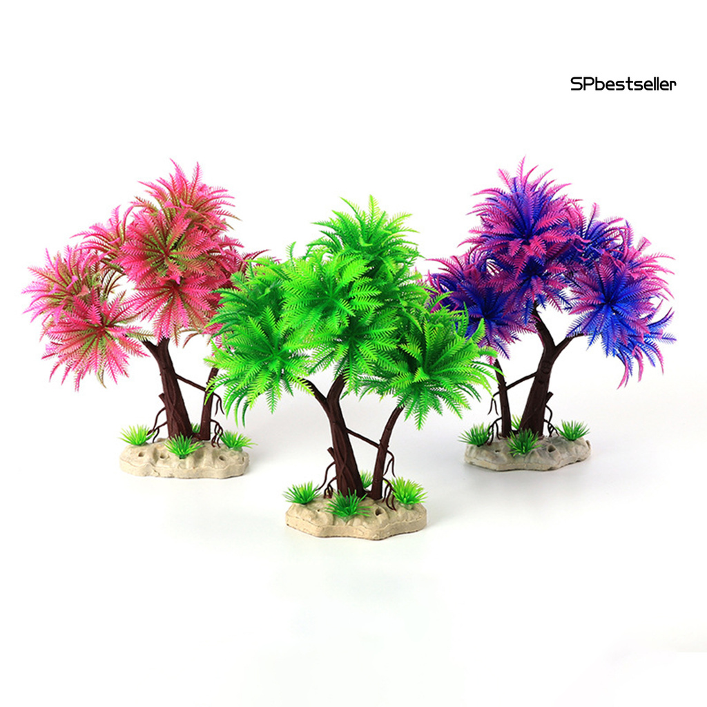 Cây Giả Bằng Nhựa Dùng Trang Trí Bể Cá Độc Đáo