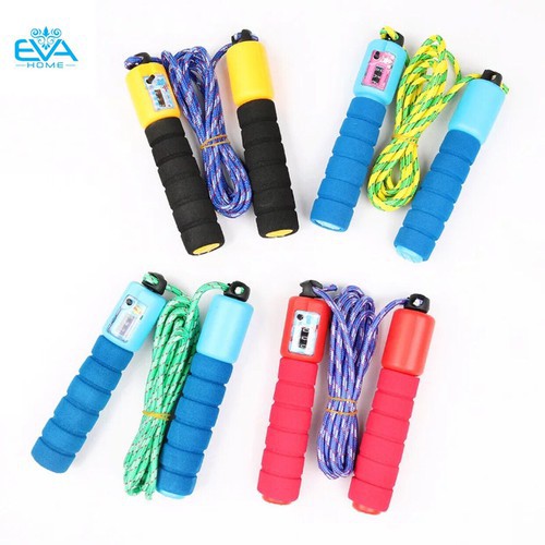 Dây nhảy tự động đếm số vòng, jumping rope luyện tập thể dục, dụng cụ thể thao sport, reset nút bấm, hàng xịn tốt rẻ