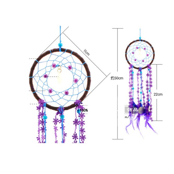 BN39 - Phụ kiện treo trang trí Dream Catcher MW001