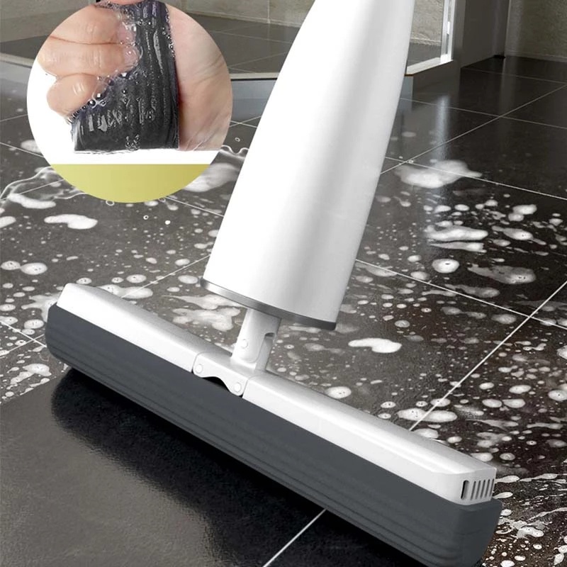Bộ Cây Lau Nhà 180 Độ Tự Làm Bằng Xốp PVA Tiện Dụng Cho Gia Đình