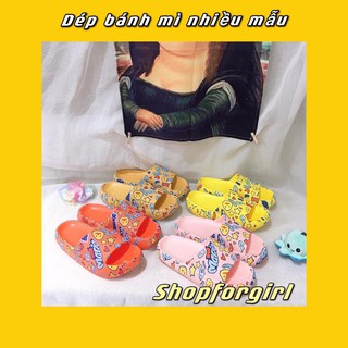 Dép bánh mì hoạt hình cute loại mới