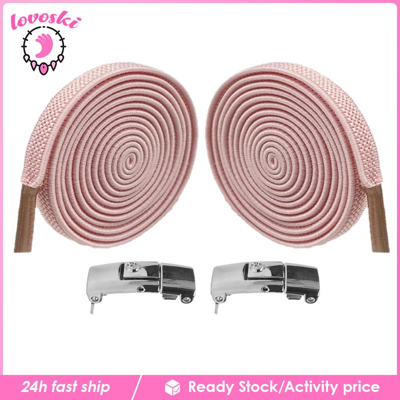 [Lovoski] Dây Buộc Giày Co Giãn Không Cần Buộc Nhanh Chóng Cho Người Lớn Tập Luyện