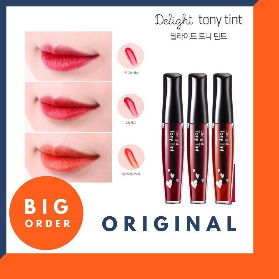 (Hàng Mới Về) Son Tint Tony Moly Delight Trang Điểm Chuyên Nghiệp Tony01