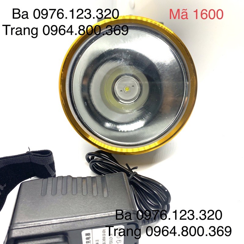 Đèn pin đội đầu siêu sáng điều chỉnh triết áp 1600 150W