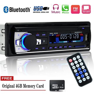 12 / 24V 1 Din Xe Bluetooth Radio Stereo MP3 Player / USB / SD / AUX / FM + Thẻ nhớ