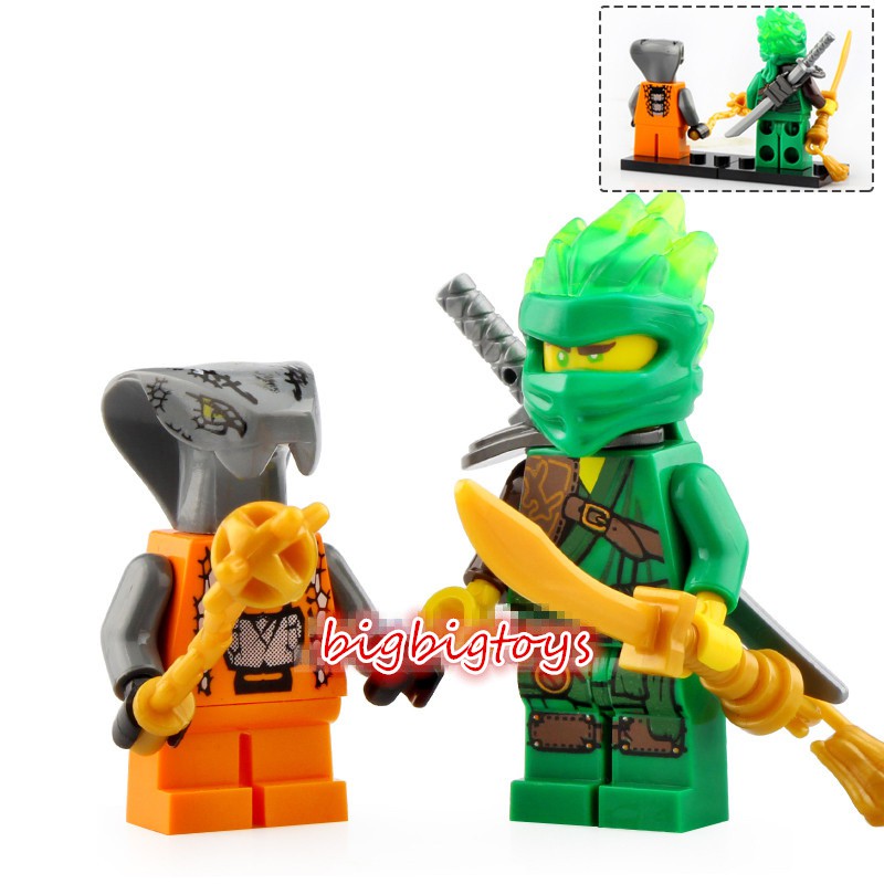 24pcs/set Ninja Go Minifigure Toys Ninjago Mini Figure Building Blocks DG1001 Kid Education Toy