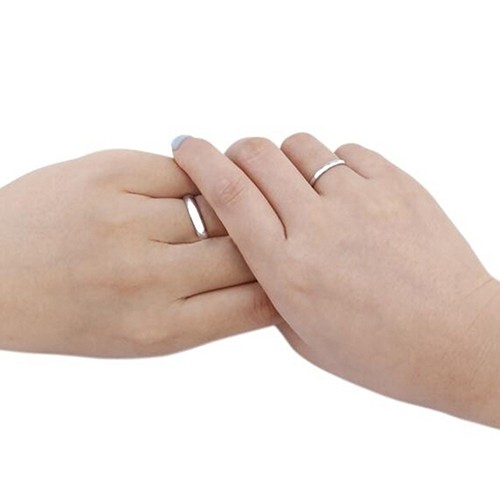 Nhẫn Cưới Rộng 2mm Bằng Thép Không Gỉ Thời Trang Cho Nam Và Nữ