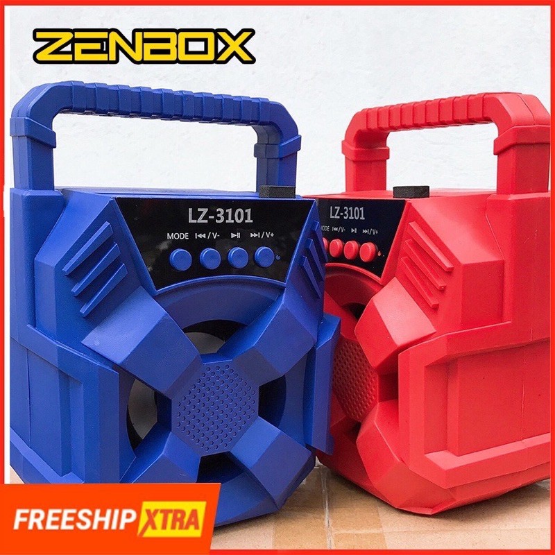 Loa bluetooth mini zenbox Loa to, Pin trâu model LZ-3101 BH 1 năm