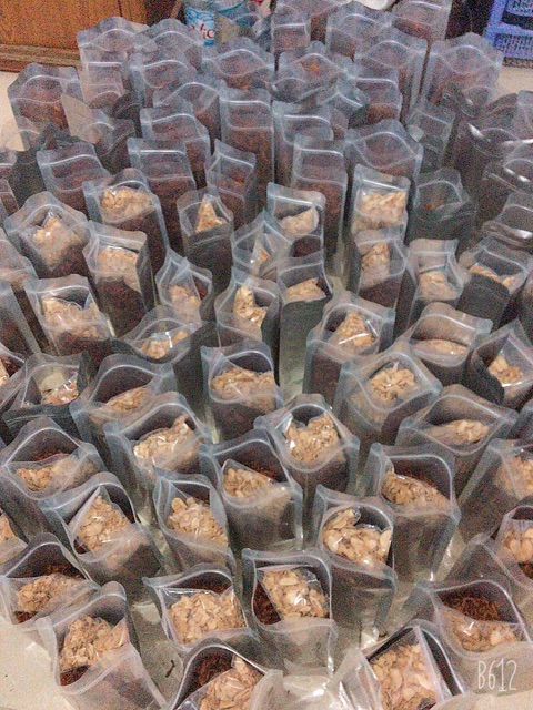 COMBO SỈ 5 KG HEO KHÔ CHÁY TỎI SIÊU NGON ( Đóng túi zip 500g)