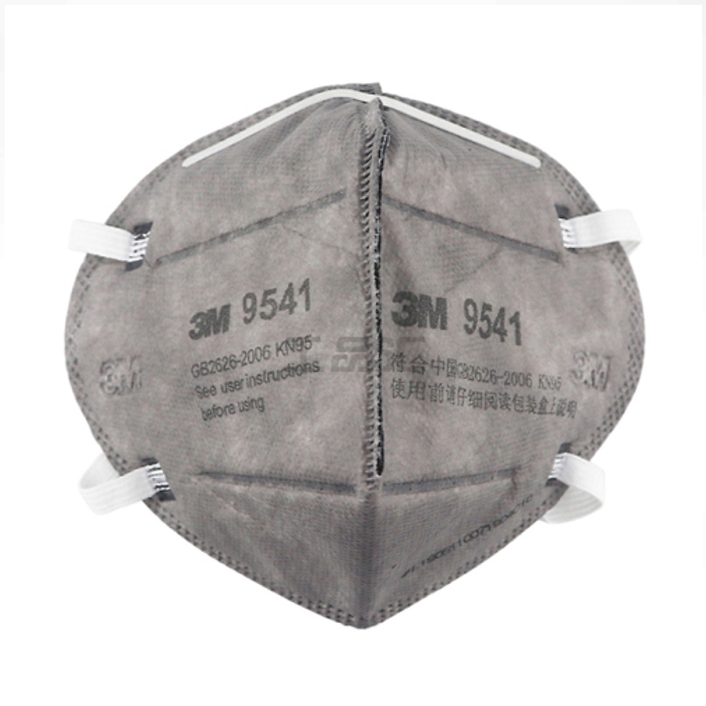 3M chính hãng | 01 khẩu trang 3M 9541 đạt chuẩn KN95 than hoạt tính lọc 95% bụi siêu mịn kháng khuẩn ngăn mùi tốt