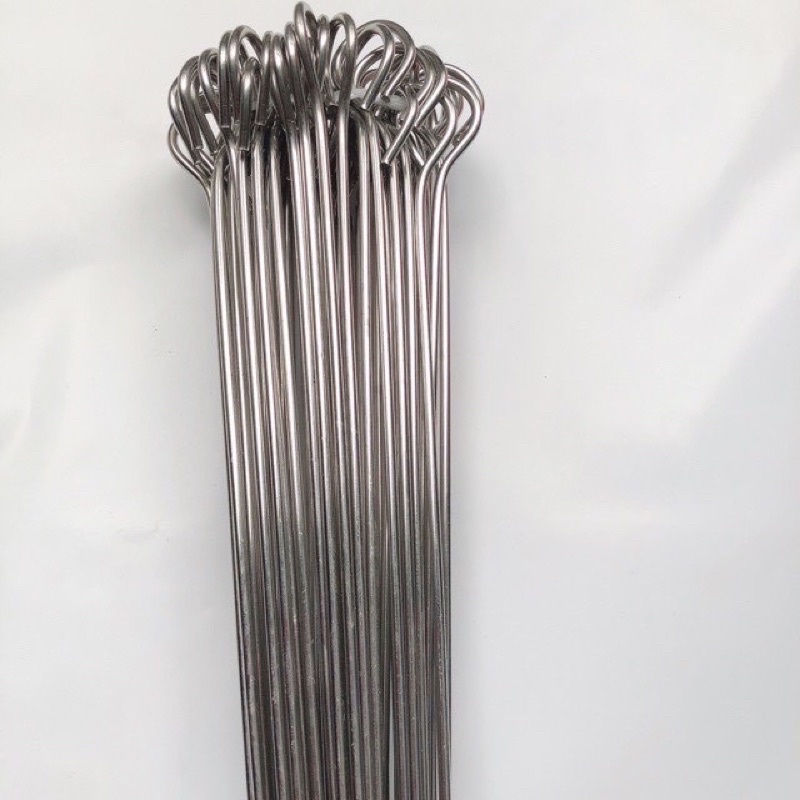 5 Xiên nướng thịt bằng inox không rỉ loại 60cm dày 4mm