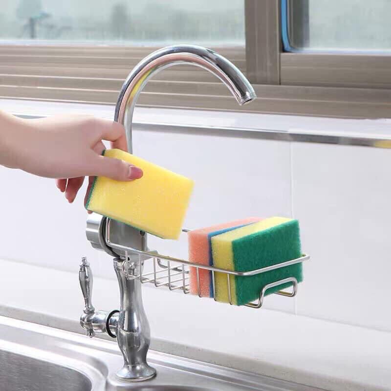 Kệ Để Miếng Rửa Chén Inox Loại 1 Kệ Gắn Bồn Rửa Chén Inox Giá Để Đồ Rửa Chén Kệ Để Đồ Nhà Bếp K89