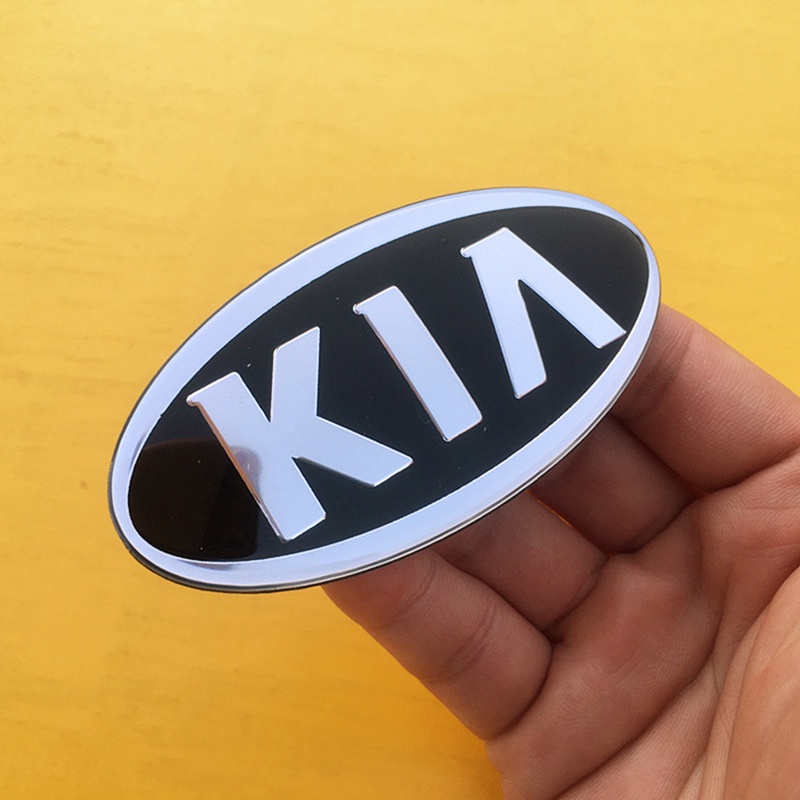 Miếng Dán Logo Bằng Hợp Kim Trang Trí Vô Lăng Xe Hơi KIA K2 K3 K5 K7 K9