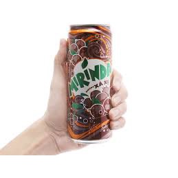 Combo 4 lon Nước mirinda nhiều vị